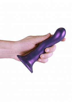 Ultra Soft Silicone Curvy G-Spot Dildo - 7\'\' / 17 cm