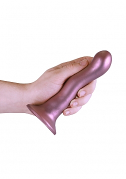 Ultra Soft Silicone Curvy G-Spot Dildo - 7\'\' / 17 cm