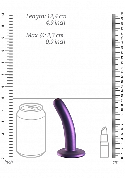 Smooth Silicone G-Spot Dildo - 5\'\' / 12 cm