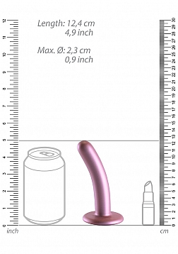 Smooth Silicone G-Spot Dildo - 5\'\' / 12 cm