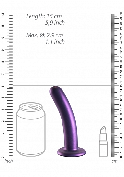 Smooth Silicone G-Spot Dildo - 6\'\' / 14,5 cm