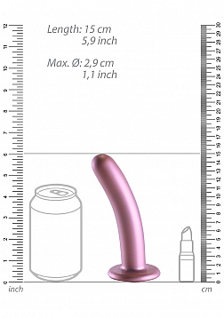 Smooth Silicone G-Spot Dildo - 6\'\' / 14,5 cm