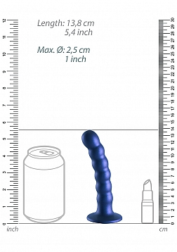 Beaded Silicone G-Spot Dildo - 5\'\' / 13 cm