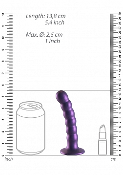 Beaded Silicone G-Spot Dildo - 5\'\' / 13 cm