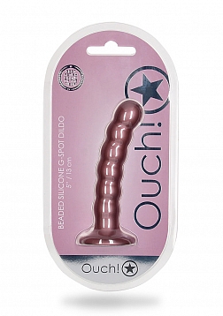 Beaded Silicone G-Spot Dildo - 5\'\' / 13 cm
