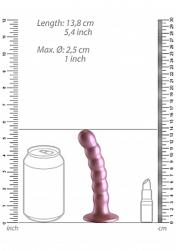Beaded Silicone G-Spot Dildo - 5\'\' / 13 cm