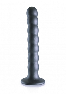Beaded Silicone G-Spot Dildo - 6,5\'\' / 16,5 cm