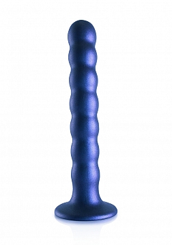 Beaded Silicone G-Spot Dildo - 6,5\'\' / 16,5 cm