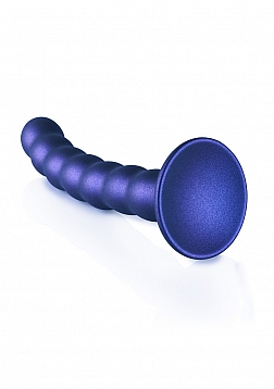 Beaded Silicone G-Spot Dildo - 6,5\'\' / 16,5 cm