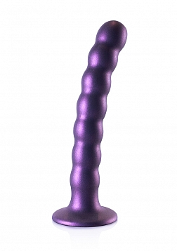 Beaded Silicone G-Spot Dildo - 6,5\'\' / 16,5 cm