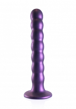 Beaded Silicone G-Spot Dildo - 6,5\'\' / 16,5 cm