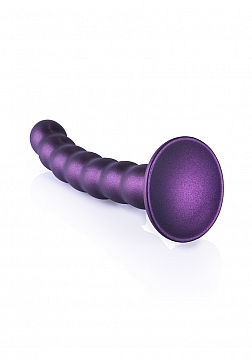 Beaded Silicone G-Spot Dildo - 6,5\'\' / 16,5 cm