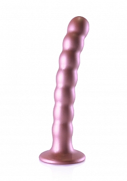 Beaded Silicone G-Spot Dildo - 6,5\'\' / 16,5 cm