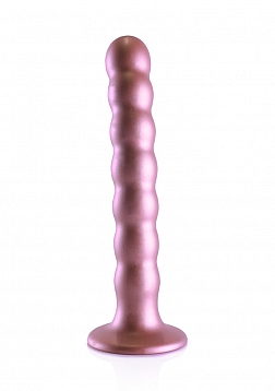 Beaded Silicone G-Spot Dildo - 6,5\'\' / 16,5 cm
