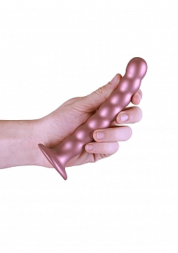 Beaded Silicone G-Spot Dildo - 6,5\'\' / 16,5 cm