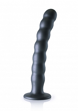 Beaded Silicone G-Spot Dildo - 8\'\' / 20,5 cm