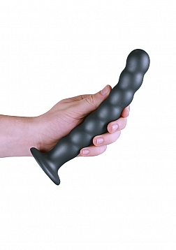 Beaded Silicone G-Spot Dildo - 8\'\' / 20,5 cm