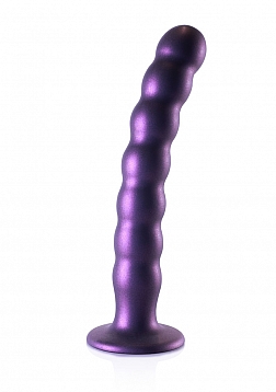 Beaded Silicone G-Spot Dildo - 8\'\' / 20,5 cm