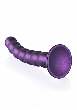Beaded Silicone G-Spot Dildo - 8\'\' / 20,5 cm