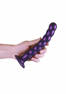 Beaded Silicone G-Spot Dildo - 8\'\' / 20,5 cm