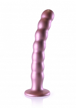 Beaded Silicone G-Spot Dildo - 8\'\' / 20,5 cm