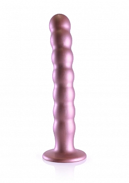 Beaded Silicone G-Spot Dildo - 8\'\' / 20,5 cm