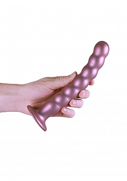 Beaded Silicone G-Spot Dildo - 8\'\' / 20,5 cm