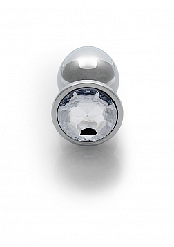 Round Gem Butt Plug - Medium 