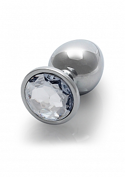 Round Gem Butt Plug - Medium 