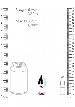 Heart Gem Butt Plug - Small 