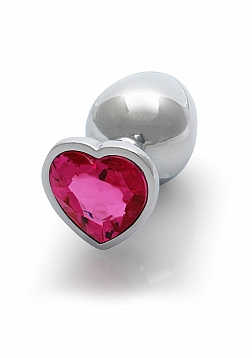 Heart Gem Butt Plug - Medium 