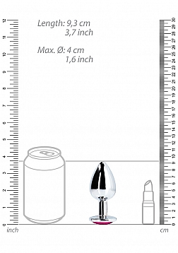 Heart Gem Butt Plug - Large 