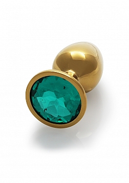 Round Gem Butt Plug - Small 