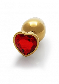 Heart Gem Butt Plug - Medium 