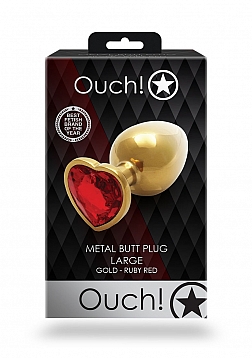Heart Gem Butt Plug - Large 