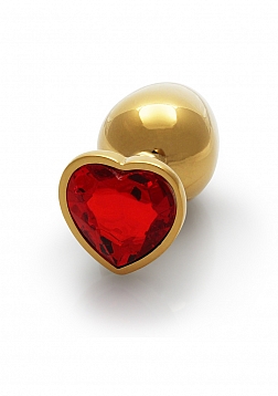Heart Gem Butt Plug - Large 