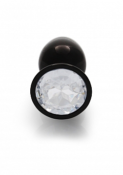 Round Gem Butt Plug - Small 