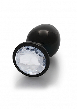 Round Gem Butt Plug - Large 