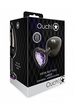 Heart Gem Butt Plug - Large 