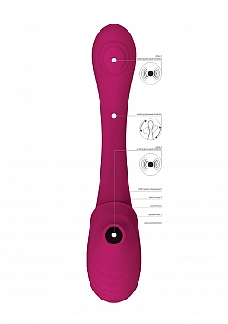Mirai - Double Ended Pulse Wave & Air Wave Bendable Vibrator