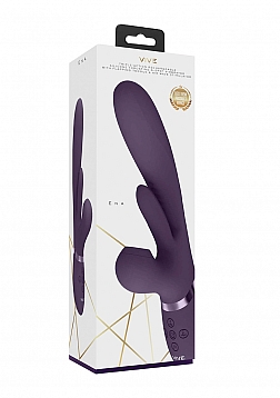 Ena - Thrusting G-Spot Vibrator with Flapping Tongue and Air Wave Stimulator