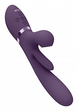 Ena - Thrusting G-Spot Vibrator with Flapping Tongue and Air Wave Stimulator