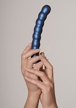 Beaded Silicone G-Spot Dildo - 6,5\'\' / 16,5 cm