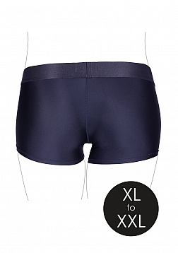 Ouch! Vibrating Strap-on Boxer - Black - XL/XXL