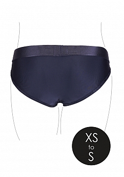 Ouch! Vibrating Strap-on Hipster - Black - XS/S