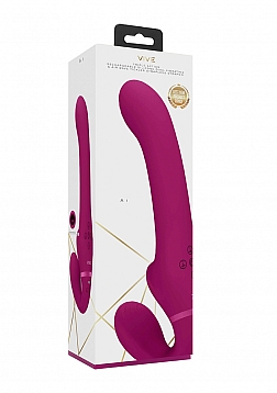 Ai - Dual Vibrating & Air Wave Tickler Strapless Strapon - Tester