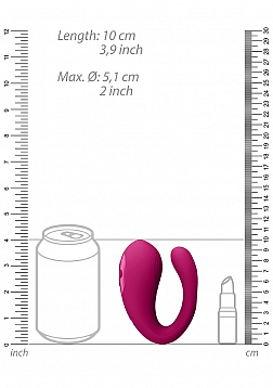 Yoko - Triple Action Vibrator Dual Prongs with Clitoral Pulse Wave - Tester
