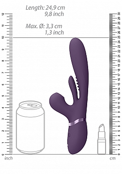 Kura - Thrusting G-Spot Vibrator with Flapping Tongue and Pulse Wave Stimulator - Tester