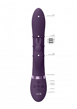 Sora - Up & Down Stimulating Rings, Vibrating G-Spot Rabbit - Tester