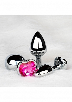Heart Gem Butt Plug - Large 
